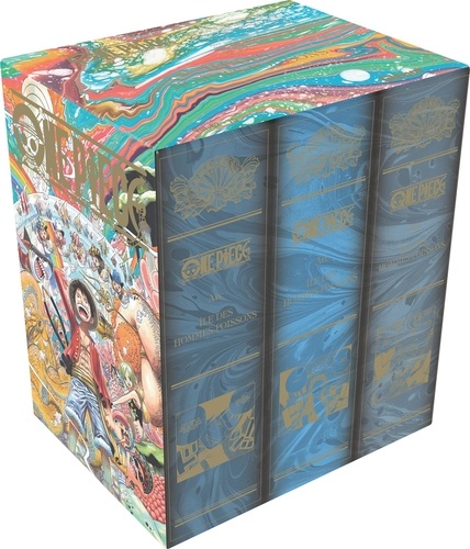 One Piece Tomes 62 à 70 : Arc Ile des hommes-poissons. Coffret en 9 volumes