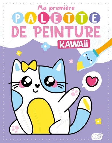 Kawaii. Avec un pinceau