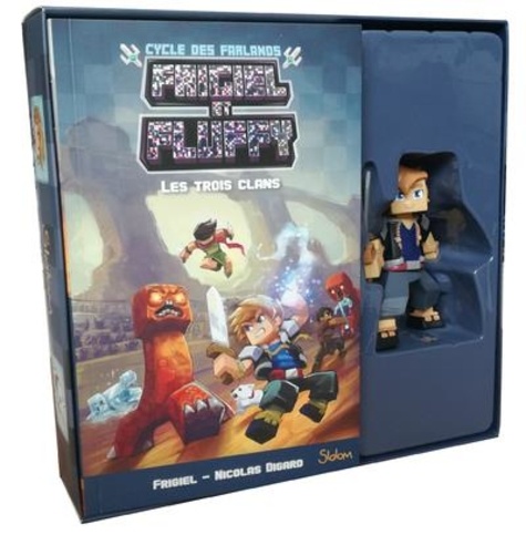 Frigiel et Fluffy : Cycle des Farlands Tome 1 : Les trois clans. Coffret avec une figurine de Frigiel