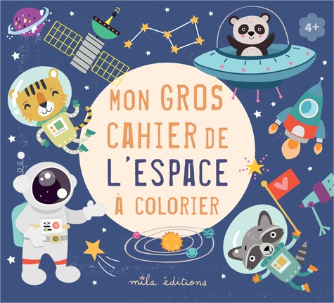 Mon gros cahier de l’espace à colorier