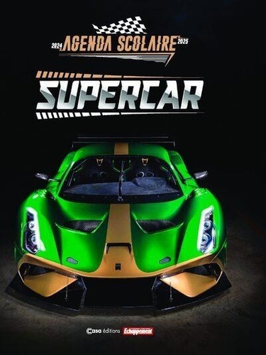 Agenda scolaire Supercars. Edition 2024-2025