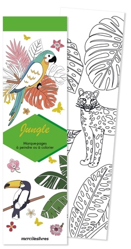 Jungle. 50 marque-pages à peindre ou à colorier