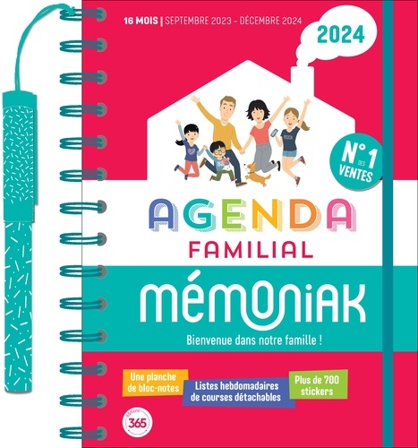 Agenda familial Mémoniak. Edition 2023-2024