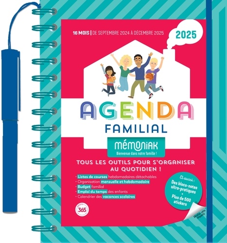 Agenda familial Mémoniak. Edition 2025