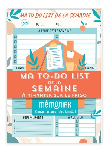 Ma to-do list de la semaine