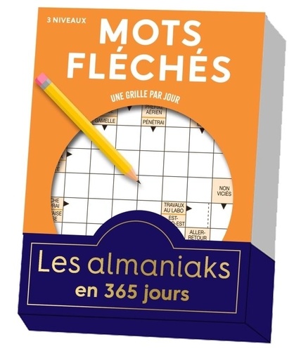 Mots fléchés 3 niveaux. Une grille par jour