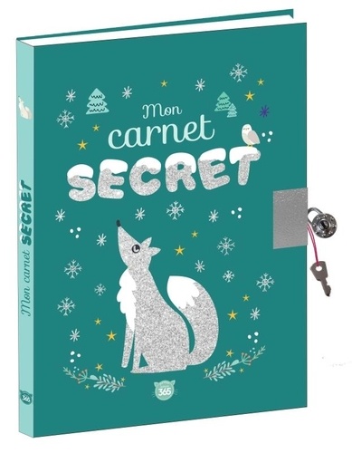 Mon carnet secret Hiver. Avec 1 cadenas et 1 clé