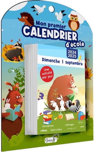 Mon premier calendrier d'école 2024-2025. 0