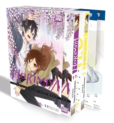 Horimiya Tome 11 : Coffret en 2 volumes. Avec tome 10,5 : fanbook officiel, jaquette réversible et 13 cartes exclusives, Edition limitée