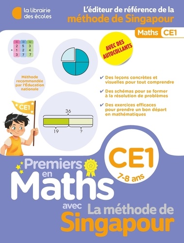 Maths CE1 Premiers en maths avec la méthode de Singapour