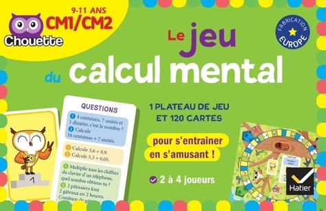 Le jeu du calcul mental CM1/CM2. Avec un plateau de jeu et 120 cartes