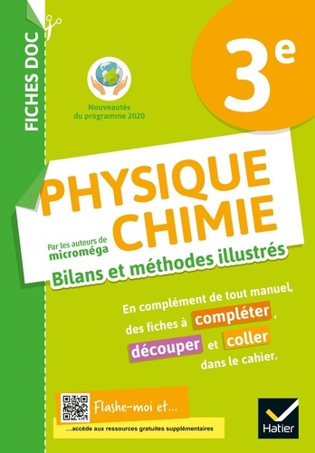 Physique Chimie 3e Fiches doc. Cahier de l'élève, Edition 2021