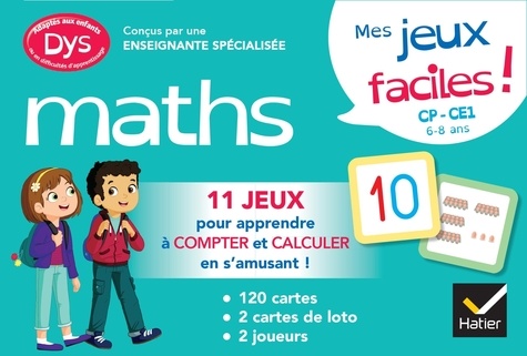 Mes jeux de maths facile ! CP-CE1 [ADAPTE AUX DYS