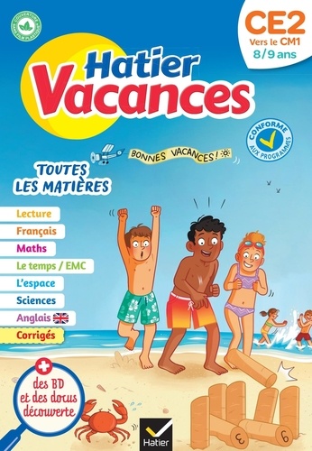 Hatier vacances du CE2 vers le CM1. Toutes les matières, Edition 2023