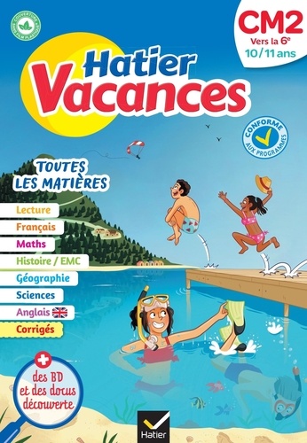 Hatier vacances CM2 vers la 6e. Toutes les matières, Edition 2023