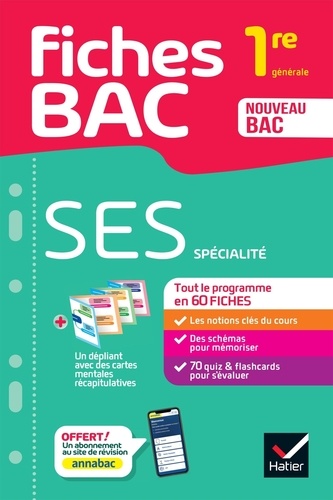 SES spécialité 1re générale . Edition 2025