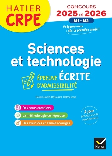 Sciences et technologie M1 - M2. Edition 2025-2026