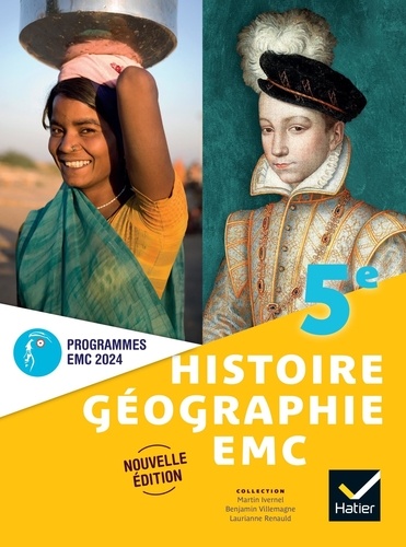 Histoire-Géographie-EMC 5e. Livre élève, Edition 2024