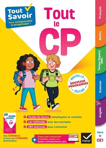 Tout le CP. Avec le Guide parents détachable, Edition 2024