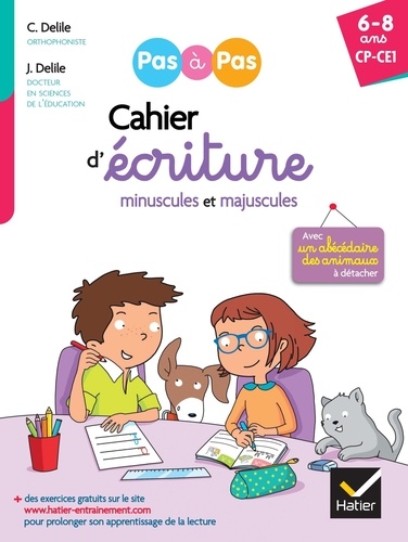 Mon cahier d'écriture minuscules et majuscules CP-CE1