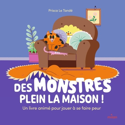 Des monstres plein la maison ! Un livre animé pour jouer à se faire peur