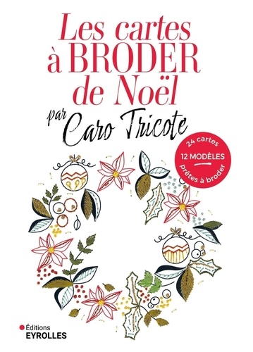 Les cartes à broder de Noël par Caro Tricote