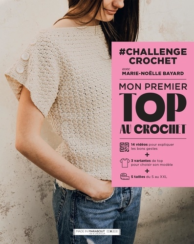 Mon premier top au crochet. #Challenge crochet