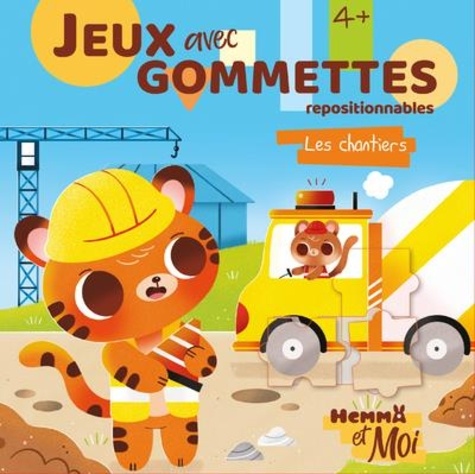 Hemma et Moi - Jeux avec gommettes - Les chantiers