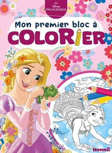 Mon premier bloc à colorier Disney Princesses