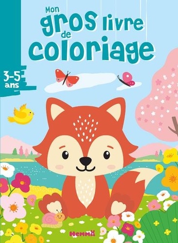 Mon gros livre de coloriage Renard-Printemps