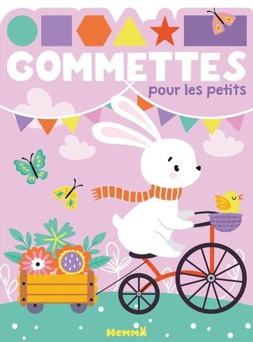 Gommettes pour les petits (Lapin vélo)