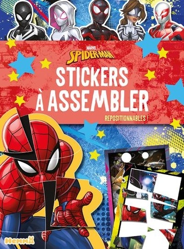 Marvel Spider-Man. Stickers à assembler repositionnables !