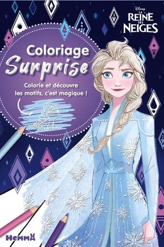 Coloriage surprise La Reine des Neiges