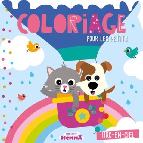 Coloriage pour les petits. Arc-en-ciel