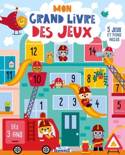 Mon grand livre des jeux. 5 jeux et pions inclus