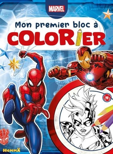 Mon premier bloc à colorier Marvel