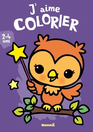 J'aime colorier (Hibou)