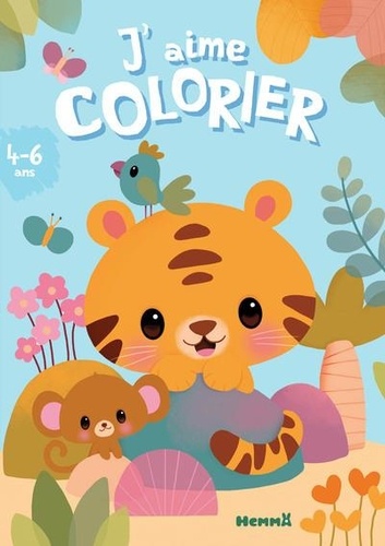 J'aime colorier (Tigre et singe)