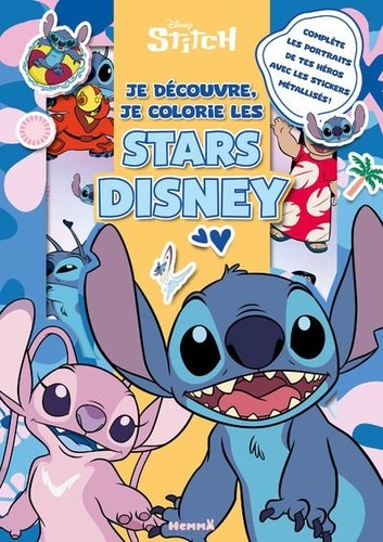 Je découvre, je colorie les stars Disney. Stitch