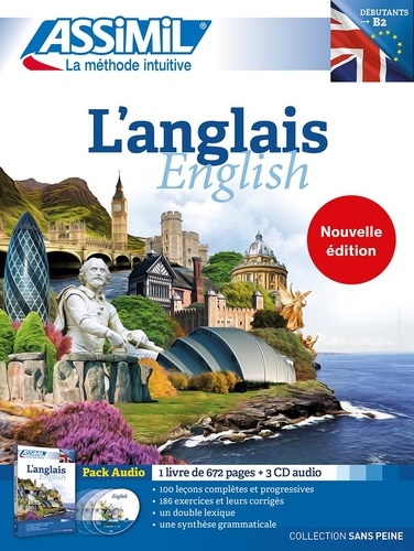 Anglais Débutants à B2. Pack audio, avec 3 CD audio