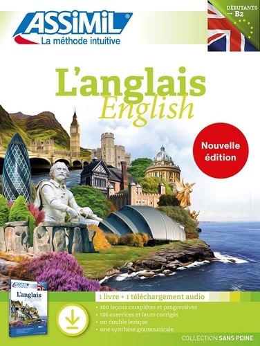 L'Anglais Débutants à B2. Pack avec 1 livre et 1 téléchargement audio