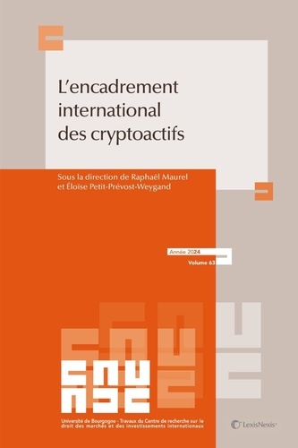 L'encadrement international des cryptoactifs