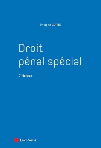 Droit pénal spécial. 7e édition