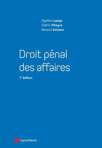 Droit pénal des affaires. 7e édition