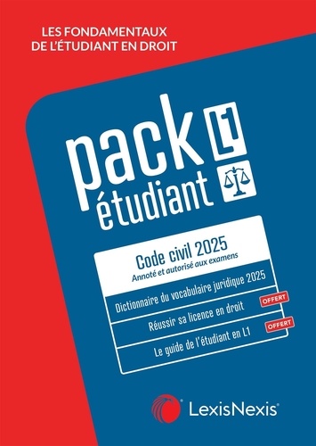 Pack étudiant Code civil. Edition 2025