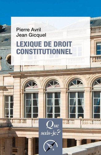 Lexique de droit constitutionnel. 7e édition