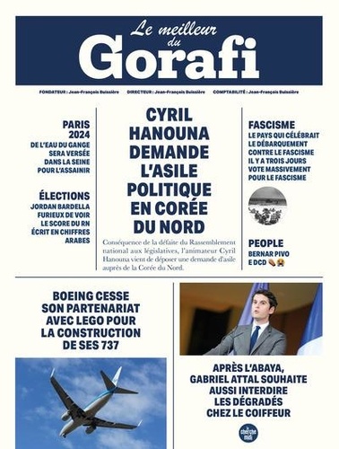 Le Meilleur du Gorafi. Edition 2023-2024