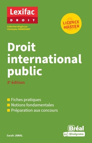 Droit international public. Licence Master, 3e édition