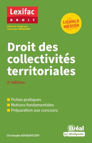 Droit des collectivités territoriales. 2e édition