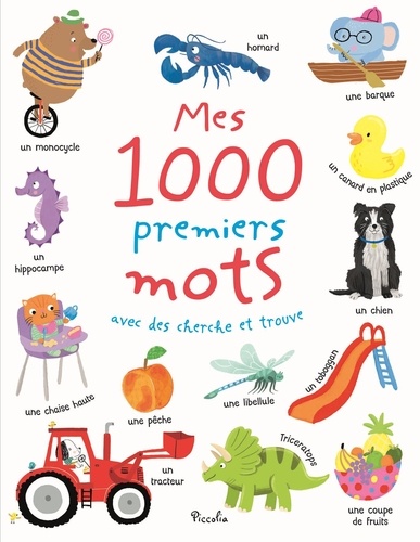 Mes 1000 premiers mots avec des cherche et trouve